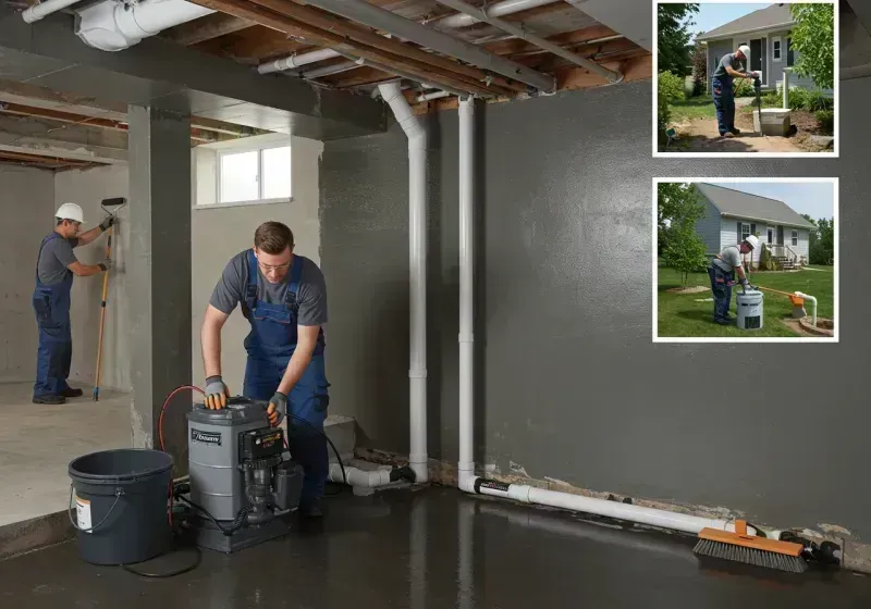 Basement Waterproofing and Flood Prevention process in Bad Axe, MI